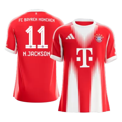 Bayern Munich N.JACKSON #11 Home Soccer Jersey 2025/26 - gojersey